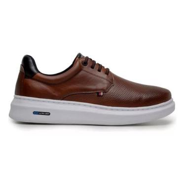Imagem de Sapatenis Tenis Masculino Derby Casual Social Detalhado Couro Eco 1060