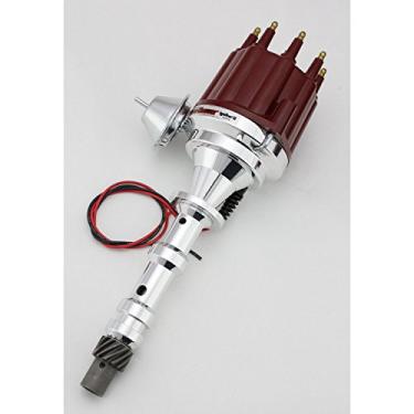 Imagem de Pertronix D101711 – Distribuidor eletrônico de tarugo para ligar e usar à vácuo Advance Red Male Cap com tecnologia Ignitor II para Chevrolet 409
