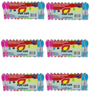 Imagem de 72 Pregadores Roupa Fiat Lux- Alta Pressão- Emborrachado