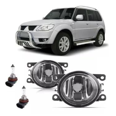 Imagem de Par Farol De Milha Universal TR4 2009 2010 2011 2012 2013 2014 2015 + Lâmpada