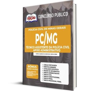 Imagem de Apostila PC-MG - Técnico Assistente da Polícia Civil: Apoio Administra