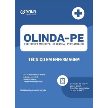 Imagem de Apostila Prefeitura de Olinda - PE 2024 - Técnico de Enfermagem - Nova