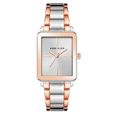Imagem de Anne Klein Relógio feminino com pulseira, Prata/ouro rosa