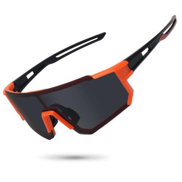Imagem de Óculos de sol esportivos STORYCOAST Polarized UV400 Laranja Preto