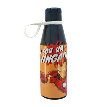 Imagem de Garrafinha Infantil de Plástico  Com Tampa Abre Fácil 530ml Plasútil, 
