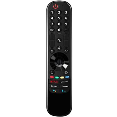 Imagem de MR22GA Controle remoto de substituição Voice Magic adequado para LG TV 50UQ7570PUA 55QNED80UQA 50UQ7570PUJ OLED77C2AUA OLED55A2AUA 50UQ7570PUJ 65UN7000PUD 65QNED99UQA 75NANANANO75UQ. A55UQ7590PUB