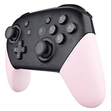 Imagem de Cabo de substituição eXtremeRate para controle Nintendo Switch Pro, capa de mão DIY para Nintendo Switch Pro – controle não incluído, Sakura Pink