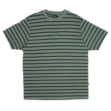 Imagem de Camiseta Plano C. Stripe Logo Verde/Preto Cor:;Tamanho:M;Gênero:Unissex-Unissex