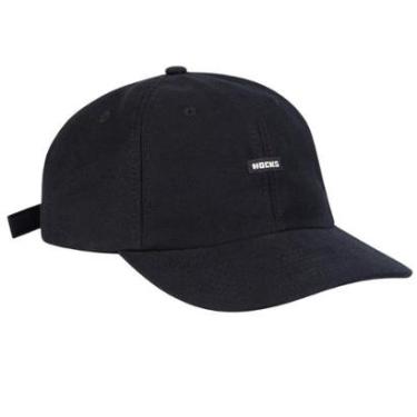 Imagem de Boné Dad Hat Hocks Lettering Strapback Preto 25840-Masculino