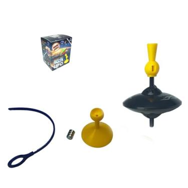 Imagem de NSUKAKULU The Anti-Gravity Space Flying Saucer Gyroscope Has Various Ways af Playing and is a Gift aor Children to Play and Entertain (Black Anti-Gravity gyro UFO)
