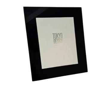 Imagem de Porta Retrato Vidro Preto - Fundo Veludo 20 X 25cm