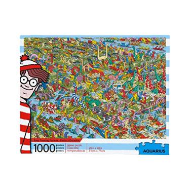 Imagem de Aquário onde os dinossauros Waldo (quebra -cabeça de 1000 peças) - oficialmente licenciado onde Waldo Merc
