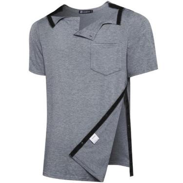 Imagem de Camisa de recuperação masculina KGGEOO após cirurgia de ombro de manga