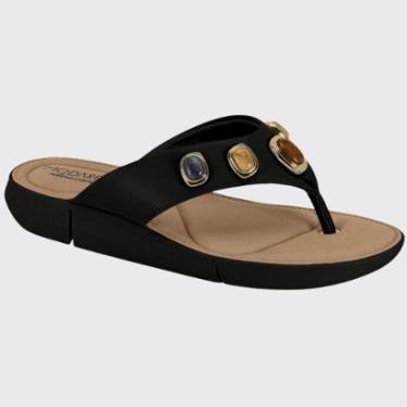 Imagem de Tamanco Chinelo Feminino Slide Pedraria Conforto Modare 7199.109.18462-Feminino