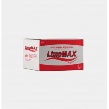 Imagem de Papel toalha interfolha 100% celulose virgem 23cm x 21cm - Limpmax - C