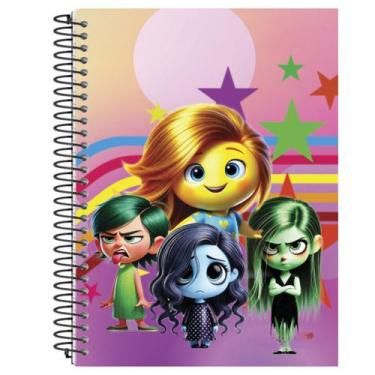 Imagem de Caderno Capa Dura 320 Folhas 20 Materias Emoções Escolar - PanAmerican