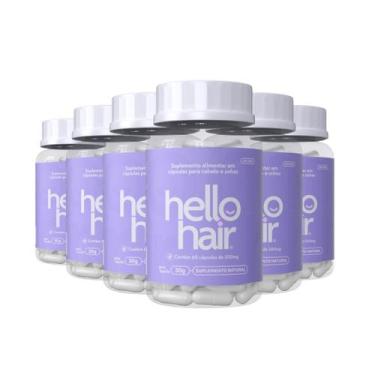 Imagem de Hellohair vitamin 60caps 6 un