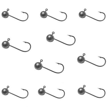 Imagem de Kit 10un matadeira anzol jig head n4 de 15g cada