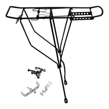 Imagem de Aymzbd Bagageiro Traseiro para Bicicletas Infantis, Suporte para Bicicleta, Assento Traseiro, Fácil de Instalar, Acessório de Reposição, Bagageiro, Pequeno Buraco