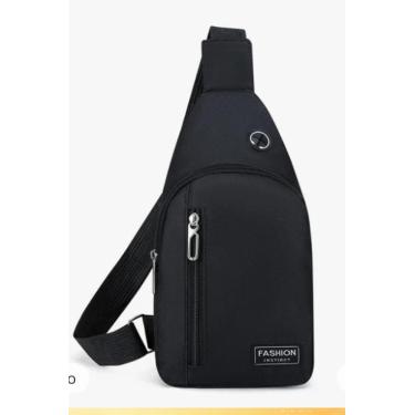 Imagem de BOLSA MOCHILA IMPERMEÁVEL TRANSVERSAL CROSSBODY POCHETE DE PEITO PORTÁTIL ALÇA ÚNICA AJUSTÁVEL