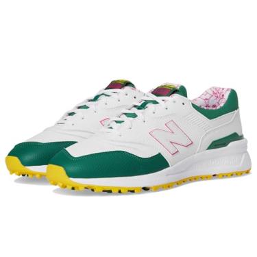Imagem de New Balance Tênis de golfe masculino 997 Sl, Branco/Multi, 41