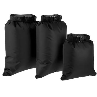 Imagem de Lixada Sacos secos à prova d'água, pacote com 3/5/6 – 3 L + 5 L + 8 L, leves, sacos secos ao ar livre para caiaque, acampamento, caminhadas, viagens, passeios de barco, esportes aquáticos