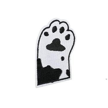 Imagem de Patch bordado de ferro no remendo, aplique de reparo de animal costurado, emblema de filhote de gatinho para coletes, jaquetas, roupas, chapéus, bolsas e jeans