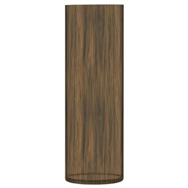 Imagem de JUZIHAI Vaso de flores de padrão escuro para flores 9,9 cm x 30 cm de cilindro de plástico moderno para decoração de casa de centro de mesa de casamento