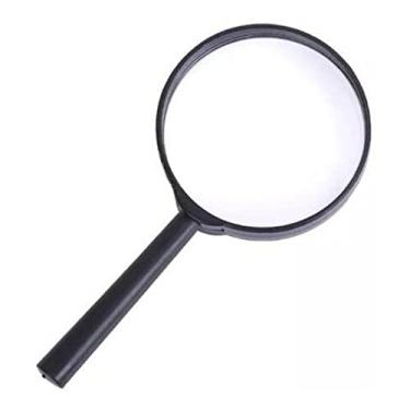 Imagem de Lupa De Mão 75mm Com Cabo Glass Lente Zoom Aumento
