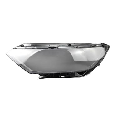 Imagem de Capa de vidro para farol de carro, lente frontal esquerda e direita, abajur transparente, compatível com vw magotan/passat b8 2016 2017 2018(Left Side)