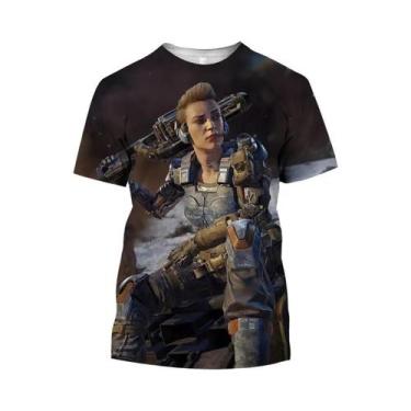 Imagem de Camiseta Infantil Call of Duty Modern War Com Estampa 3D Para Meninos 