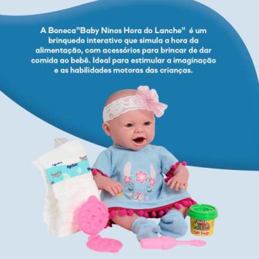 Imagem de Boneca Hora Do Lanche Bichinho Baby Ninos Come Faz Caquinha - Cotiplás