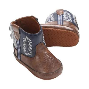 Imagem de Botas De Bebê Retrô Fofas De PU, Sapatos Casuais Bordados E Estampados