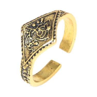 Imagem de Anel Ajustável Masculino Dark Souls Havel's Demon Scar Chloranthy Serp