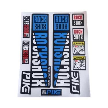 Imagem de Conjunto De Adesivos Para Garfo De Bicicleta De Montanha À Prova d'Águ
