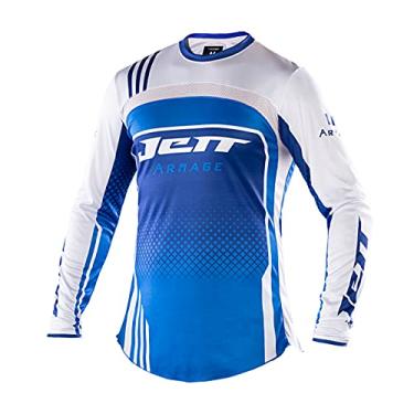 Imagem de Calça Motocross Jett Armage Azul/Branco 56