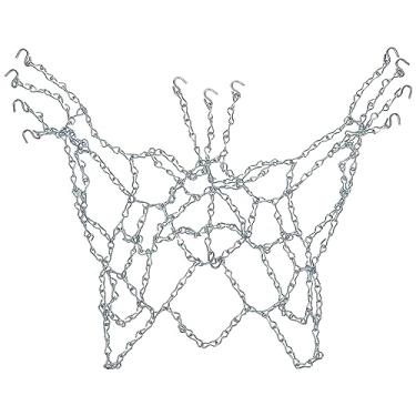 Imagem de Champion Sports Rede de basquete de corrente de aço galvanizado resistente, 53 cm