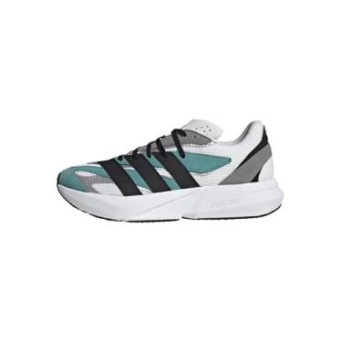 Imagem de adidas Tênis masculino Lightblaze, Branco/preto/verde universitário, 42