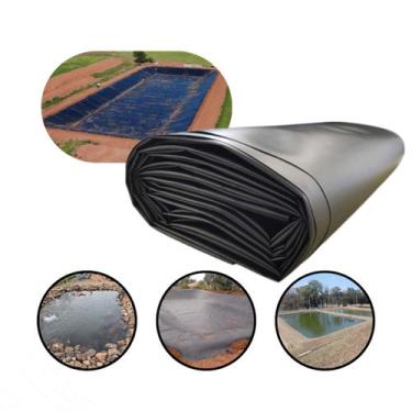 Imagem de Lona Geomembrana PEAD 0,5mm 11x6 Para Peixe Tanque Lago 500 Micras Res