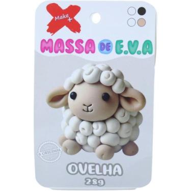 Imagem de Massa de EVA Criativa Ovelha C/04 Cores 28G - Make+