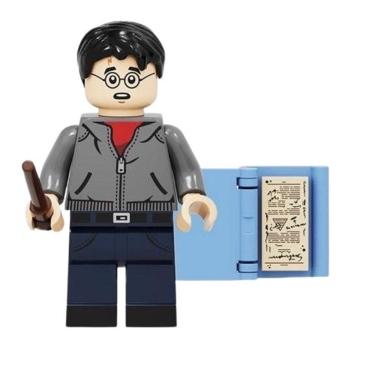 Imagem de Boneco Harry Potter Blocos De Montar Mago Bruxo Herói