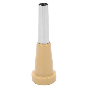 Imagem de Bocal de instrumento, acessórios de desempenho, bocal de trompete, peças de instrumentos musicais para intermediário para estudantes (Cáqui)