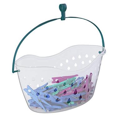 Imagem de Cesto de Prendedores de roupa Compact, 48 Peças, Multicor, LAV3765, Flash Limp