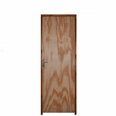 Imagem de Kit Porta Lisa de Madeira Mescla 70 X 2.10 Batente Ecológico 11cm Fechadura Comum Lado Esquerdo - Hale