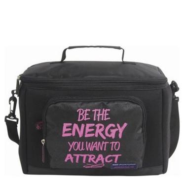 Imagem de Bolsa Térmica Cooler Energy Gabriela Pugliesi Preta DMW