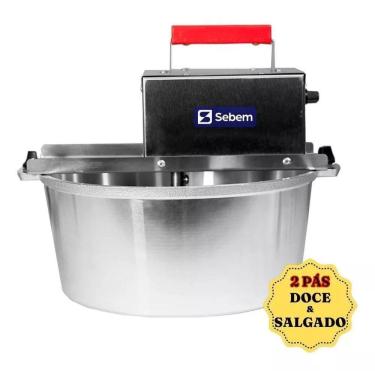 Imagem de Panela Mexedora Sebem 10L - 2 Pás - Alumínio - Bivolt