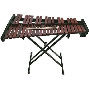 Imagem de Instrumento Educacional De Percussão Profissional, Xilofone De Madeira Com 37 Teclas, Glockenspiel, Com Suporte De Marretas E Bolsa De Show,Enchanting12