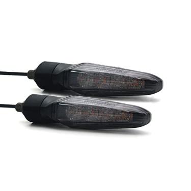 Imagem de DEMYPROX Luz de seta LED universal para Yamaha XSR900 MT07 MT09 MT10 MT-125 FZ-07 YFZ-R1 FZ-10 YFZ-R6 para Honda 500R 600RR 650F 1000RR CRF450 Grom125 (Smoke)