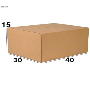 Imagem de 10 Caixas de Papelão 40 X 30 X 15 Correios Sedex Pac Transportadoras Mudança