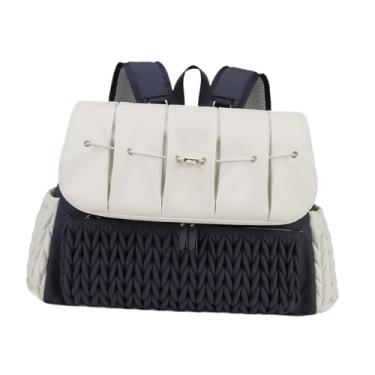 Imagem de Generic Bolsa de Fraldas Mochila Impermeável Multifuncional Viagem Itens Essenciais Bolsa de Troca de Bebê Bolsa de Fraldas para Telefone Brinquedos Chaves, Azul
